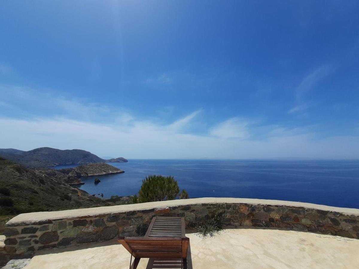Villa C & C _ Cycladic House With Endless Sea View Ermoupoli Exterior foto