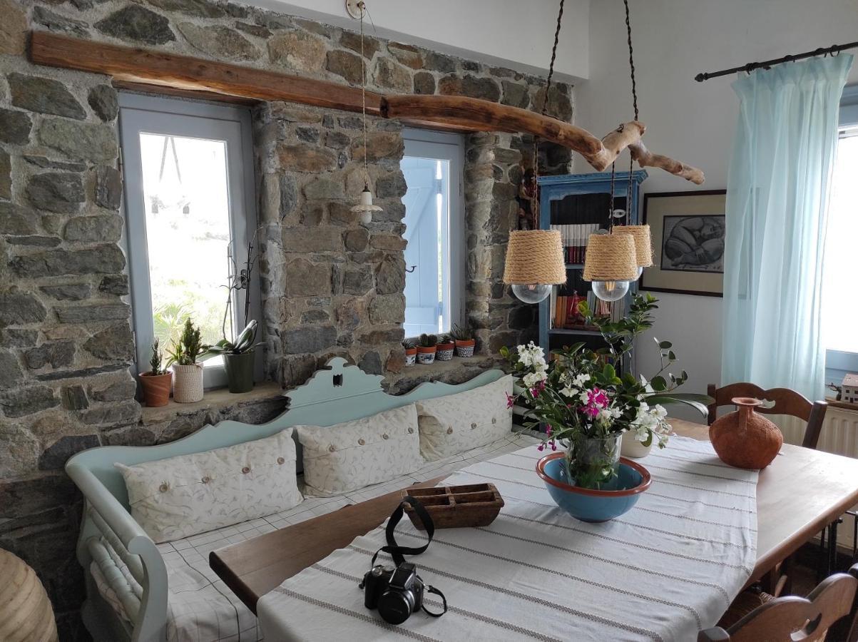 Villa C & C _ Cycladic House With Endless Sea View Ermoupoli Exterior foto