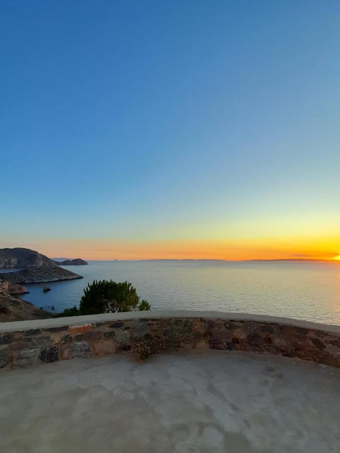 Villa C & C _ Cycladic House With Endless Sea View Ermoupoli Exterior foto