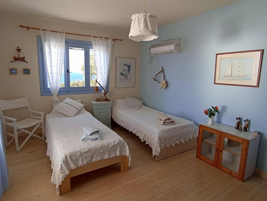 Villa C & C _ Cycladic House With Endless Sea View Ermoupoli Exterior foto