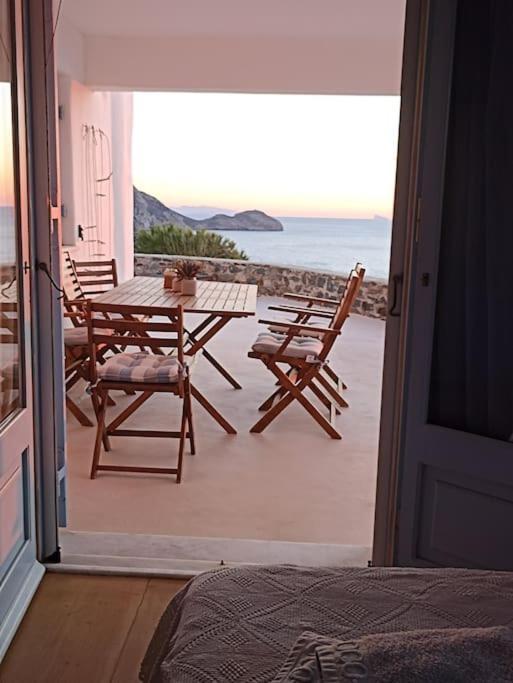 Villa C & C _ Cycladic House With Endless Sea View Ermoupoli Exterior foto